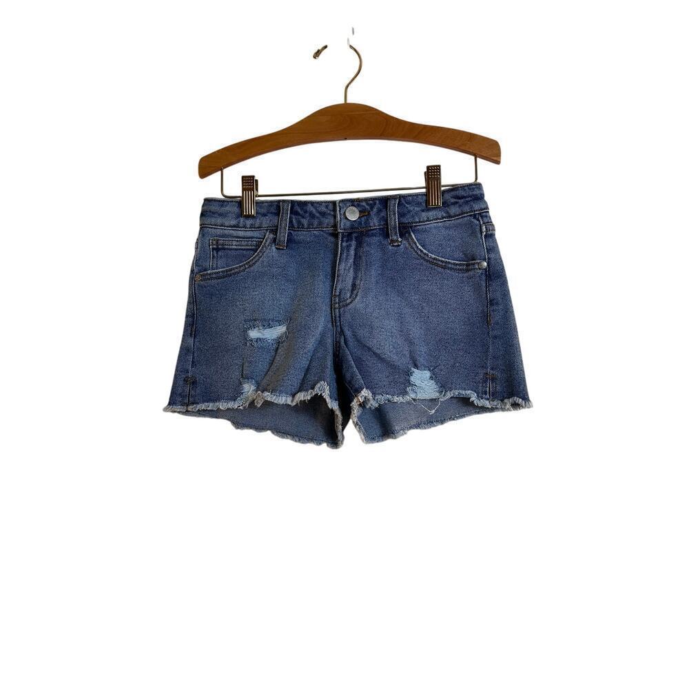 ART CLASS Girl’s Distressed Cut Off Jean Shorts / Size: L 10-12